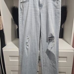 Old Navy Light Blue Straight Leg Jeans